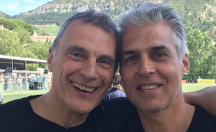 Gaëtan Huard (à droite) a été opéré en 1990 par le docteur Franceschi.