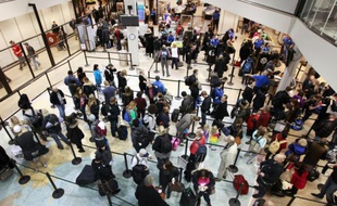 L'aéroport international de Salt Lake City, le 14 décembre 2015