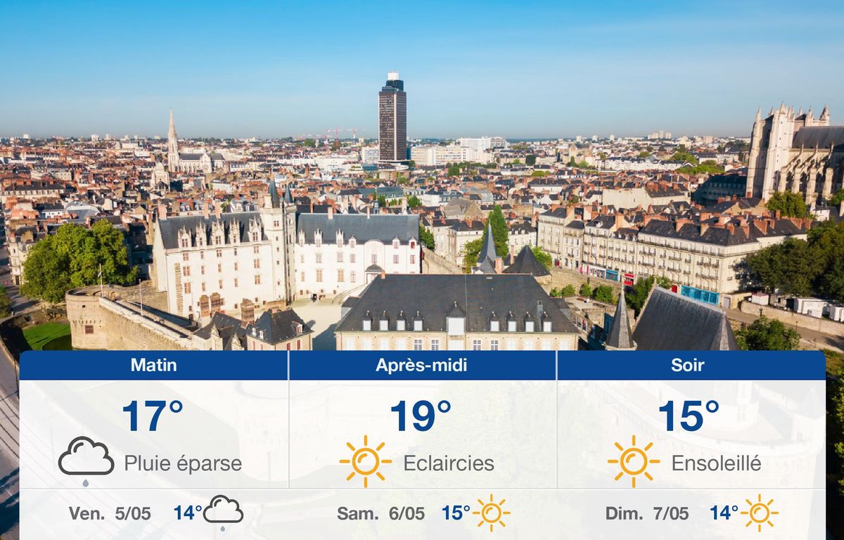 Météo Nantes: prévisions du jeudi 4 mai 2023