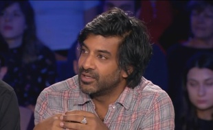 Vikash Dhorasoo sur le plateau d'«On n'est pas couché».