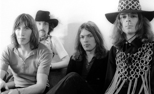 Le groupe Pink Floyd en 1969. Roger Waters, Nick Mason, David Gilmour et Rick Wright.