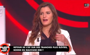 Marlène Schiappa sur le plateau de «Balance Ton Post»