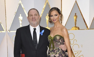 Le producteur Harvey Weinstein et la styliste Georgina Chapman