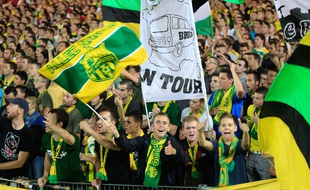 NANTES, le 25/09/2013 Les supporters du FCN lors du match contre Nice