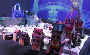 Mini World accueille jusqu'au 18 avril, une exposition consacrée aux Playmobil, à travers six films. Ici la Reine des neiges
