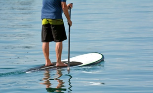 Illustration du Stand up paddle