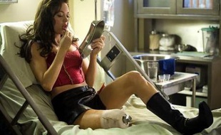 Rose Mc Gowan dans "Planète terreur", un film de Robert Rodriguez