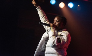 Le rappeur C Glizzy lors d'un concert à Seattle le 27 avril 2019.