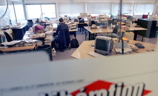 Les anciens locaux de Libération - Illustration.