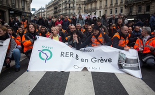 Manifestation contre la réforme des retraites, le 10 janvier à Paris.
