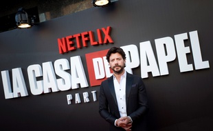 Alvaro Morte incarne le Professeur dans la série « La Casa de papel ».