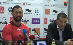 Quade Cooper, présenté à la presse ce mardi 3 novembre, à Toulon