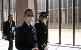 Gérald Darmanin, à Bobigny le 20 octobre 2020.