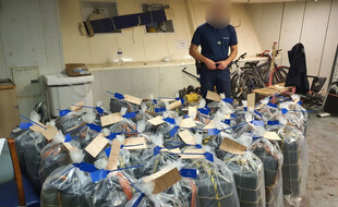 Les douaniers de Dunkerque ont saisi 1,1 tonne de cocaïne à bord d'un cargo.