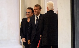 Bono avait déjà été reçu par le couple Macron en juillet 2017.