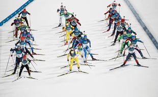 La mass start féminine est partie à Pyeongchang