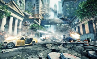 Dans « Crysis 2 », des extraterrestres envahissent New York en 2023.