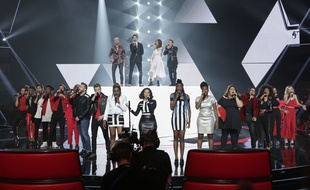 Les coachs et une partie des candidats de la saison 6 de «The Voice».
