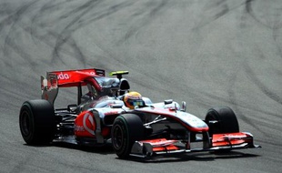 Le pilote McLaren, Lewis Hamilton, victorieux lors du Grand Prix de Turquie, le 30 mai 2010.