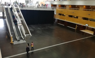 La grande halle de la Cité des congrès de Nantes.