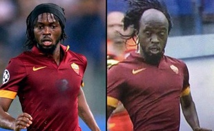 Gervinho, le 21 septembre 2014 à Rome.
