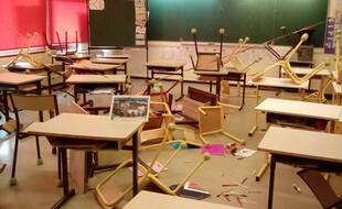 L'école du village de Vacquiers a été vandalisée durant les vacances.
