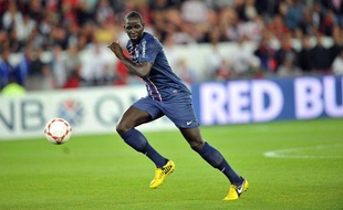 Mamadou Sakho face aux Girondins de Bordeaux, le 26 août 2012 à Paris.