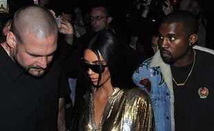 Pascal Duvier, Kim Kardashian et Kanye West quelques jours avant l'agression