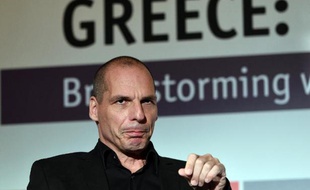 Le ministre grec des Finances, Yanis Varoufakis, le 14 mai 2015 à Athènes