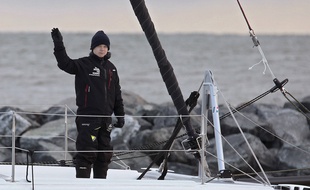 Greta Thunberg, sur le voilier qui va lui permettre de traverser l'Atlantique
