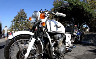 Une moto. (Illustration)