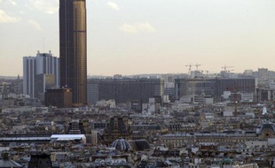 La Tour Montparnasse, le 14 février 2014 à Paris