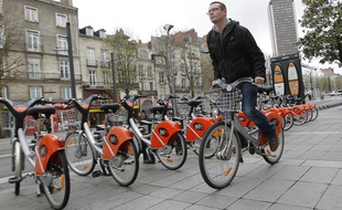 Les Bicloo, vélos en libre-service à Nantes, sont actuellement gérés par JC Decaux.