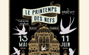 L'affiche de l'édition 2016 du Printemps des Nefs, à Nantes.