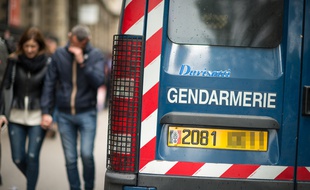 Un véhicule de la gendarmerie.