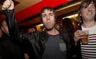 Liam Gallagher lors d'un concert, le 1er août 2012 à Londres.