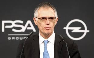 Le patron du groupe PSA Carlos Tavares le 9 novembre 2017 en Allemagne.