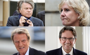 Photomontage de Nadine Morano, Bernard Kouchner, Gilbert Collard et Frédéric Lefebvre.