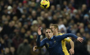 Franck Ribéry contre l'Ukraine, le 19 novembre 2013, au Stade de France.