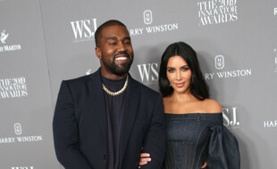 Les époux Kanye West et Kim Kardashian