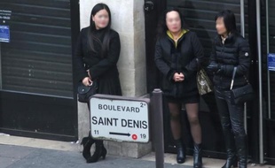 Des prostituées à Paris le 29 mars 2015