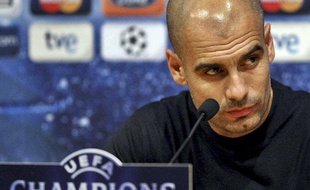 L'entraîneur de Barcelone, Pep Guardiola, le 7 décembre 2010, au Camp Nou.
