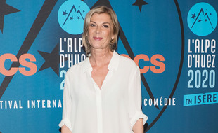 Michèle Laroque lors de l'édition 2020 du Festival International du Film de Comédie de l'Alpe d'Huez, en Isère