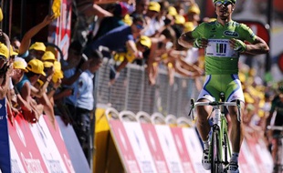 Le Slovaque Peter Sagan a remporté sa première victoire d'étape sur le Tour de France 2013 à Albi.