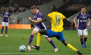 Rhys Healey, déjà auteur de neuf buts en 18 matchs de Ligue 2 cette saison avec le TFC.