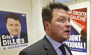 Le candidat du Front National (FN) Eric Dillies.