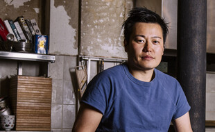 Le chef japonais Taku Sekine en 2016.