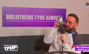 Capture écran de l'émission TPMP du 17 mars 2020.