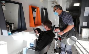 Un salon de coiffure à Alençon.