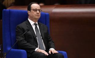 François Hollande au Parlement européen le 11 octobre 2016